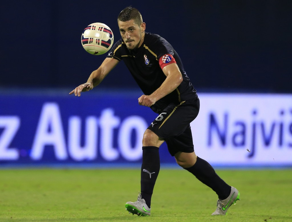 Arijan Ademi failed a drug test following Dinamo Zagreb's match against Arsenal last month ©Getty Images