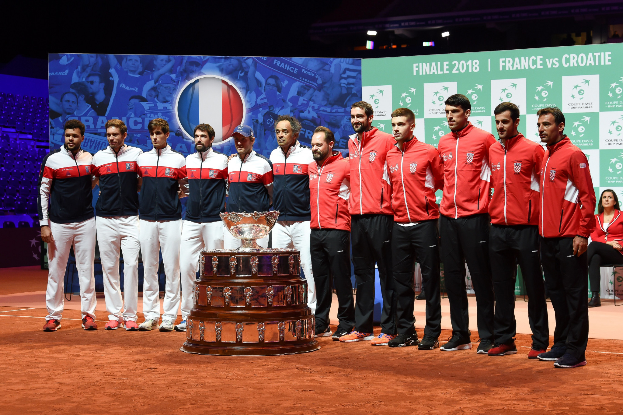 France and Croatia will battle it out in an historic Davis Cup final in Lille ©Getty Images