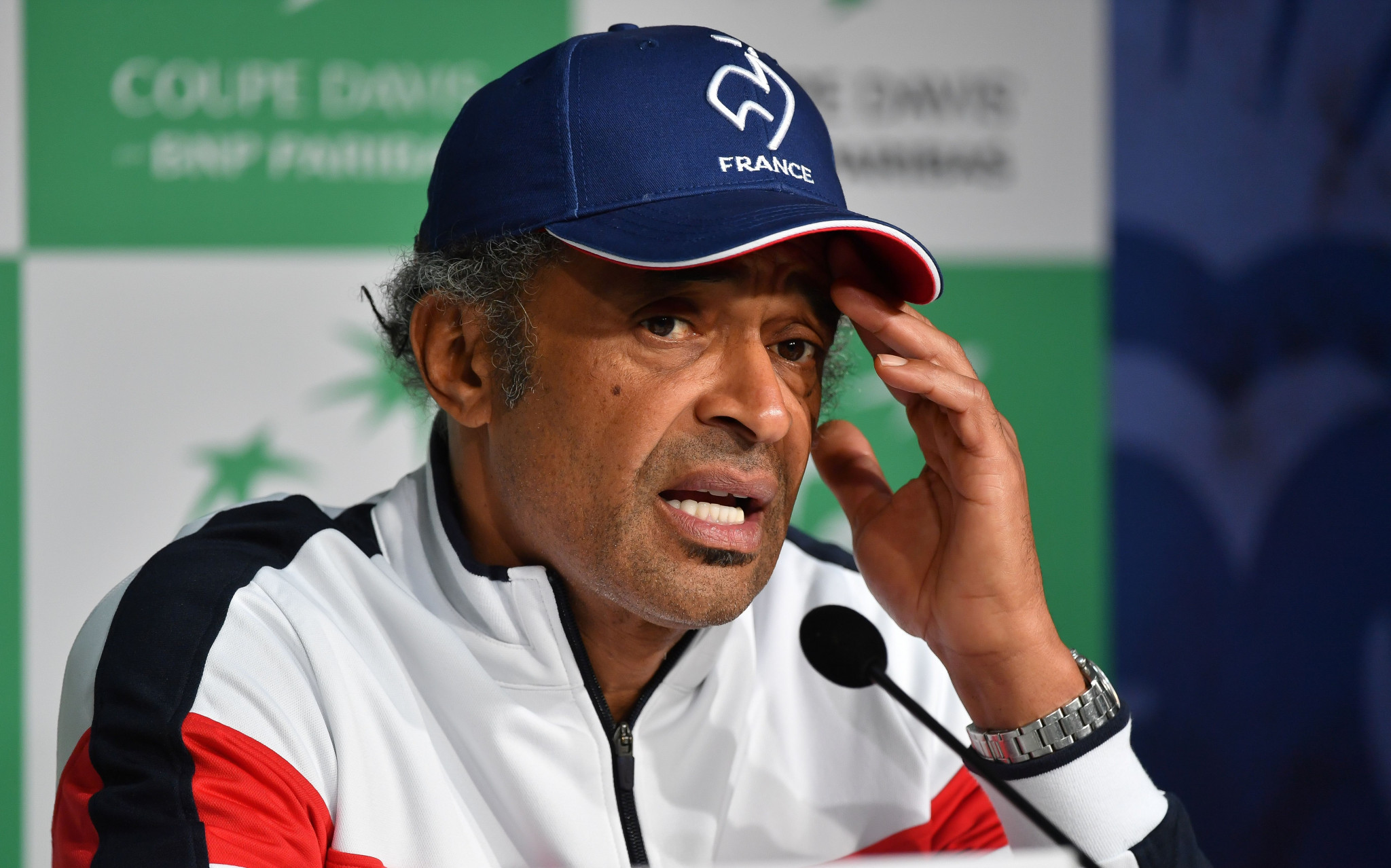 This year will be Yannick Noah's final captaincy of the French Davis Cup team as Amelie Mauresmo is due to take over in 2019 ©Getty Images