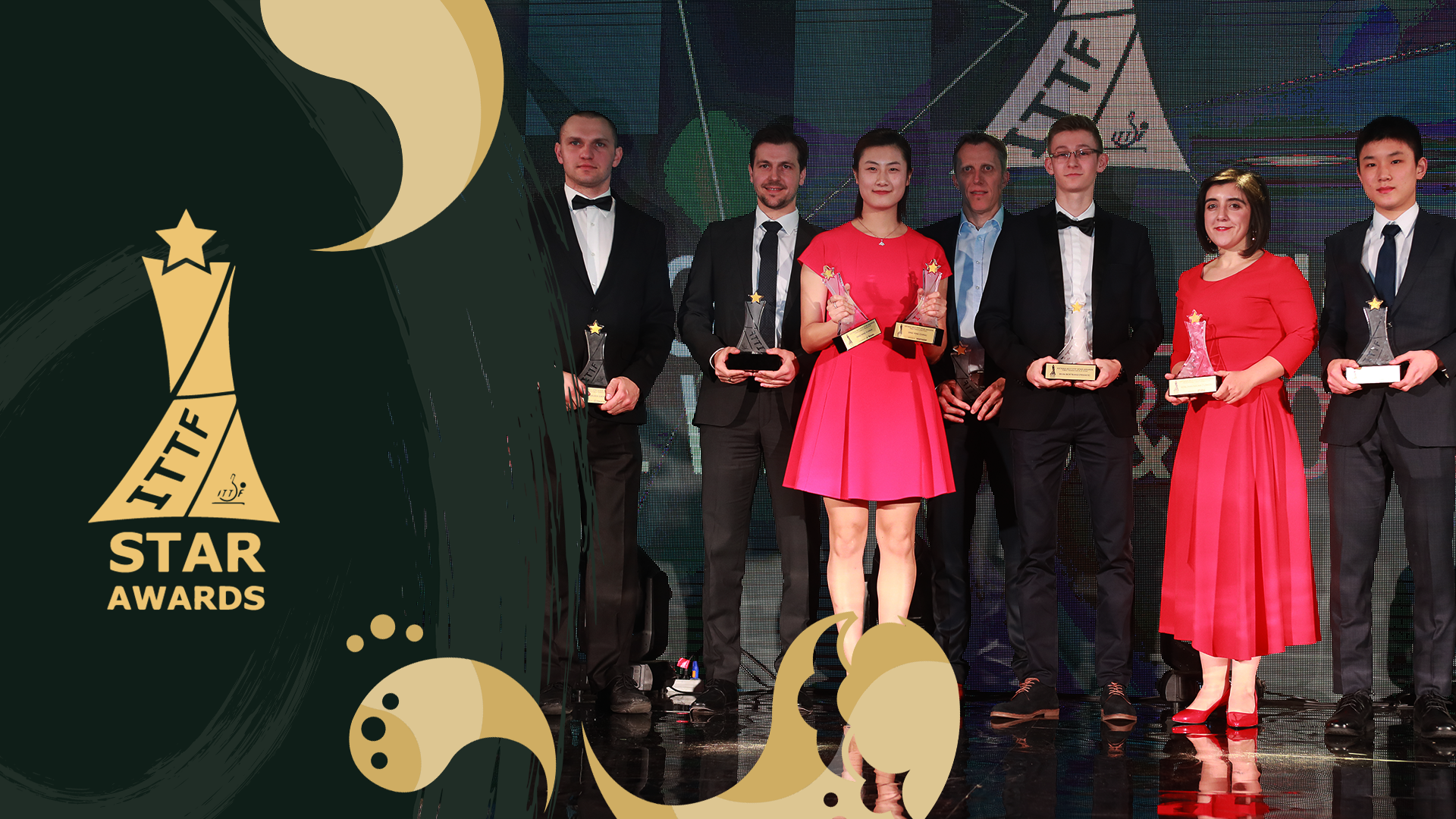 The International Table Tennis Federation have announced their nominees for the 2018 Star Awards ©ITTF
