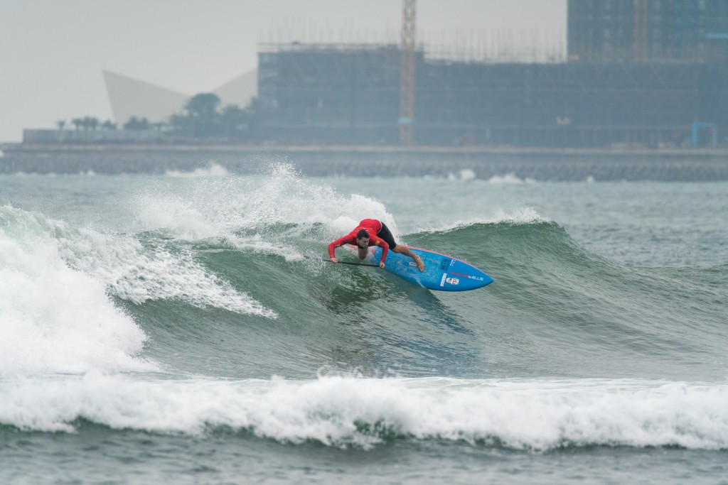 The ISA World SUP and Paddleboard Championships began in China's Riyue Bay today ©ISA/Sean Evans