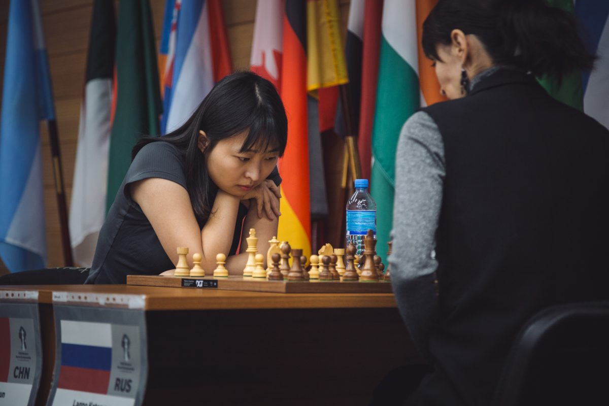 China’s Ju Wenjun won the Women's Chess World Championships for the second time today ©Ugra 2018