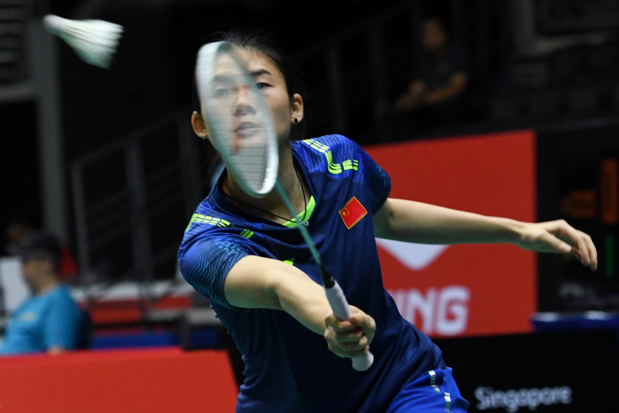 China's Han Yue has to face her compatriot Li Xuerui for a chance to progress to the women's singles final ©Getty Images