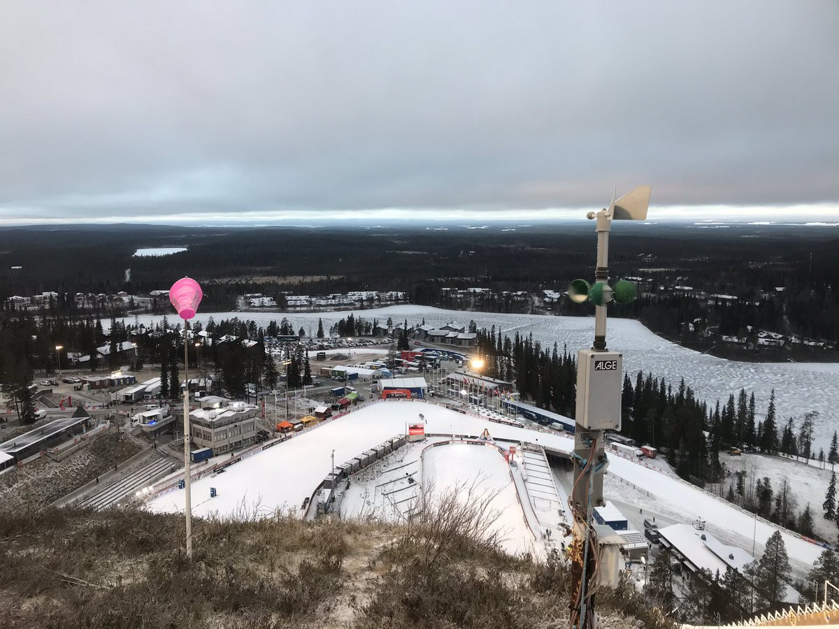 High winds have forced organisers to cancel qualifying action in Ruka today ©FIS