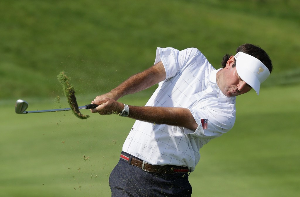 Bubba Watson earned the first point for the US with JB Holmes ©Getty Images