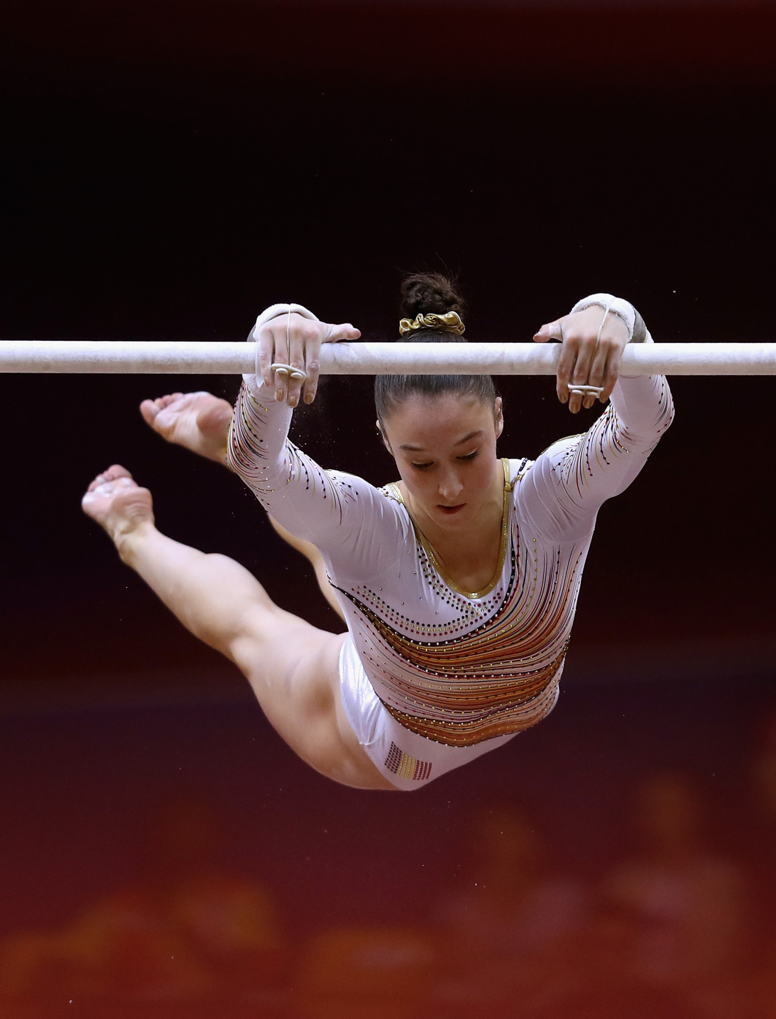 Belgium's Nina Derwael finished second in the uneven bars ©Getty Images