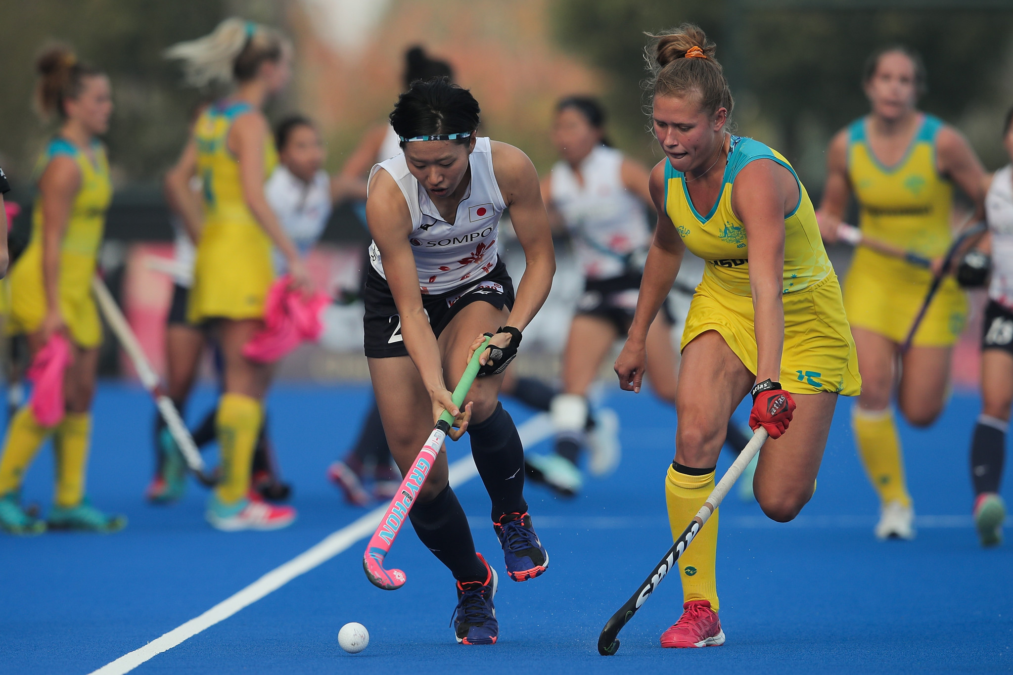 Japan took a shock win over Australia who nevertheless qualified for the gold medal match at the FIH Women’s Hockey Champions Trophy ©Getty Images