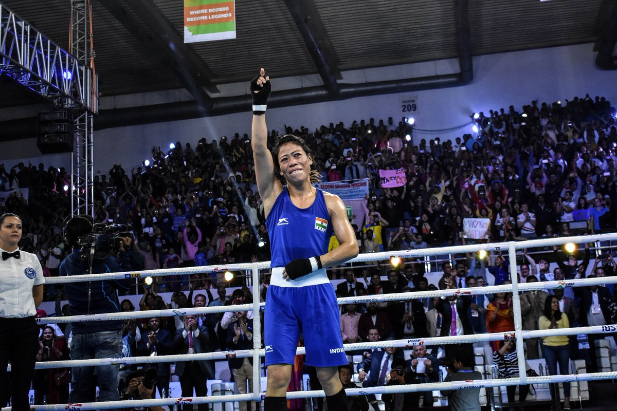 India's Mary Kom became the first female boxer to win six gold medals at the AIBA Women's Boxing World Championships ©AIBA