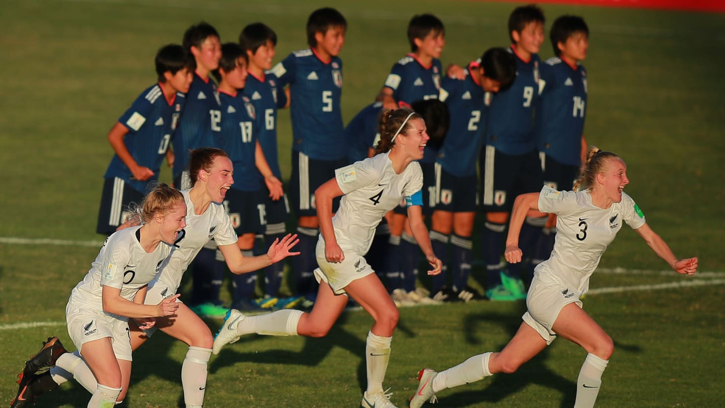 New Zealand knocked out 2014 winners Japan on penalties at the FIFA Under-17 Women's World Cup ©FIFA