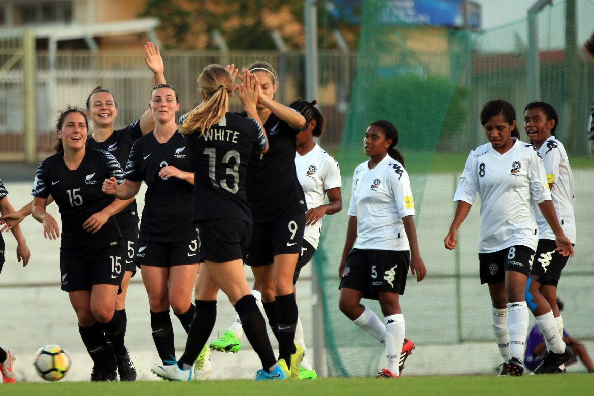 New Zealand overwhelm Fiji to top Group B at OFC Women's Nations Cup
