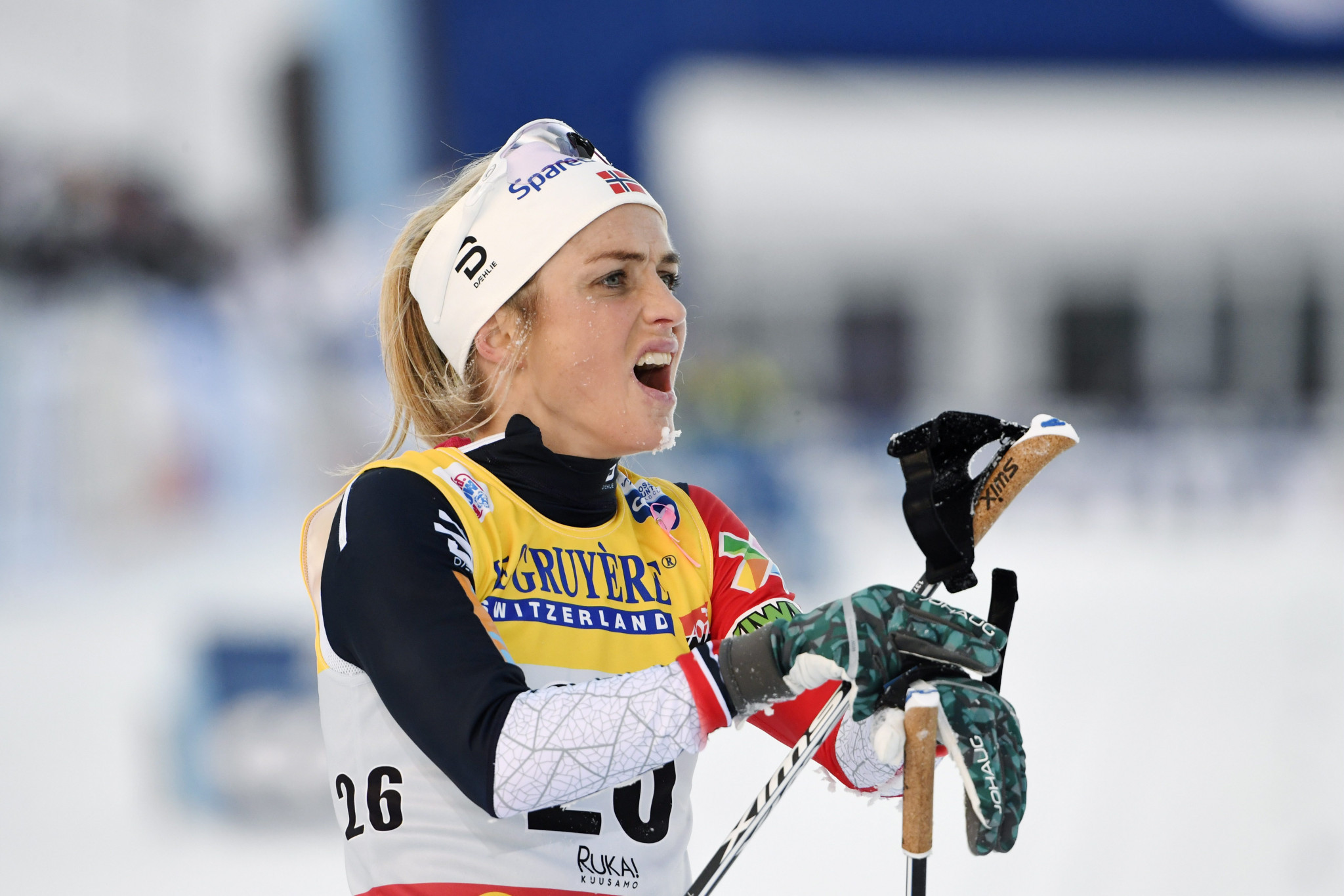  Norway’s multiple world cross-country skiing champion Johaug wins first race  back after doping ban