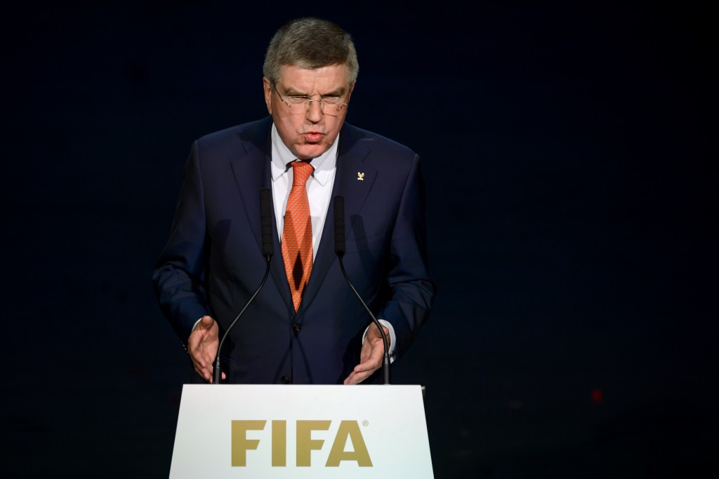 Thomas Bach has warned how FIFA must change ©AFP/Getty Images