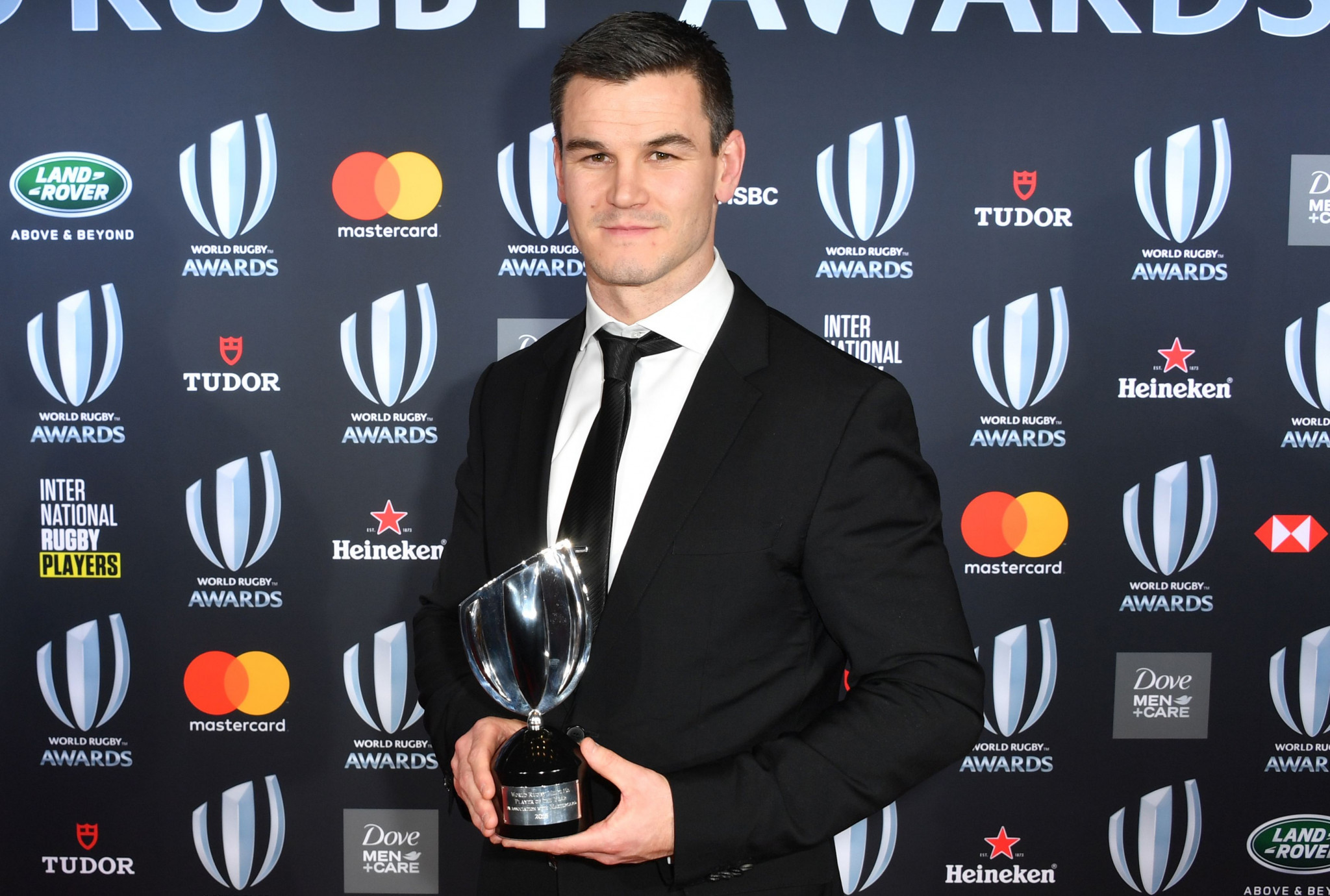 Johnny Sexton won the Men's Player of the Year Award, with Ireland winning two other accolades at the World Rugby Awards in Monte Carlo ©Getty Images