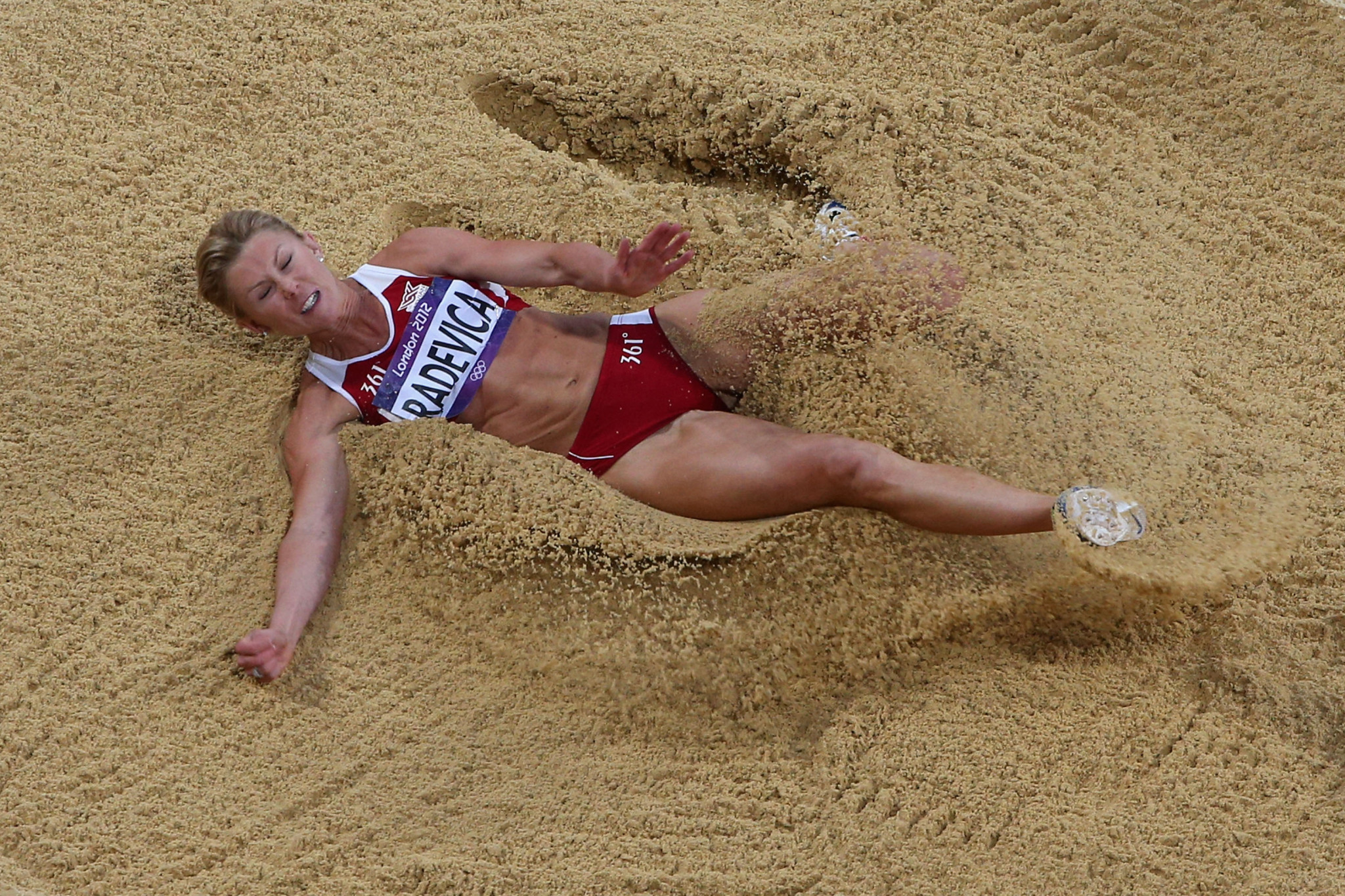 Ineta Radevica finished in fourth place at the London 2012 Olympics ©Getty Images
