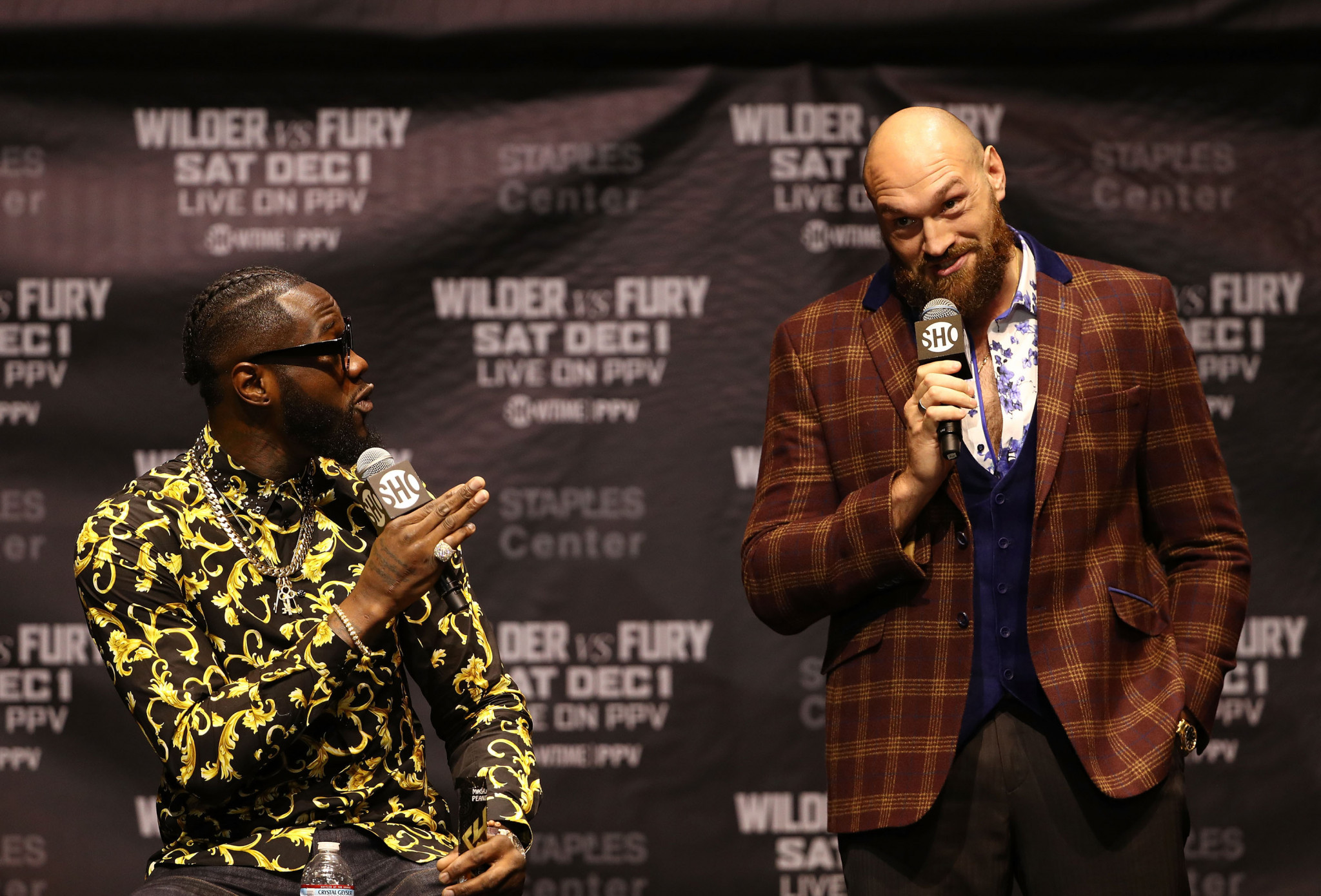 Deontay Wilder, left, and Tyson Fury are poised for an anticipated heavyweight showdown ©Getty Images