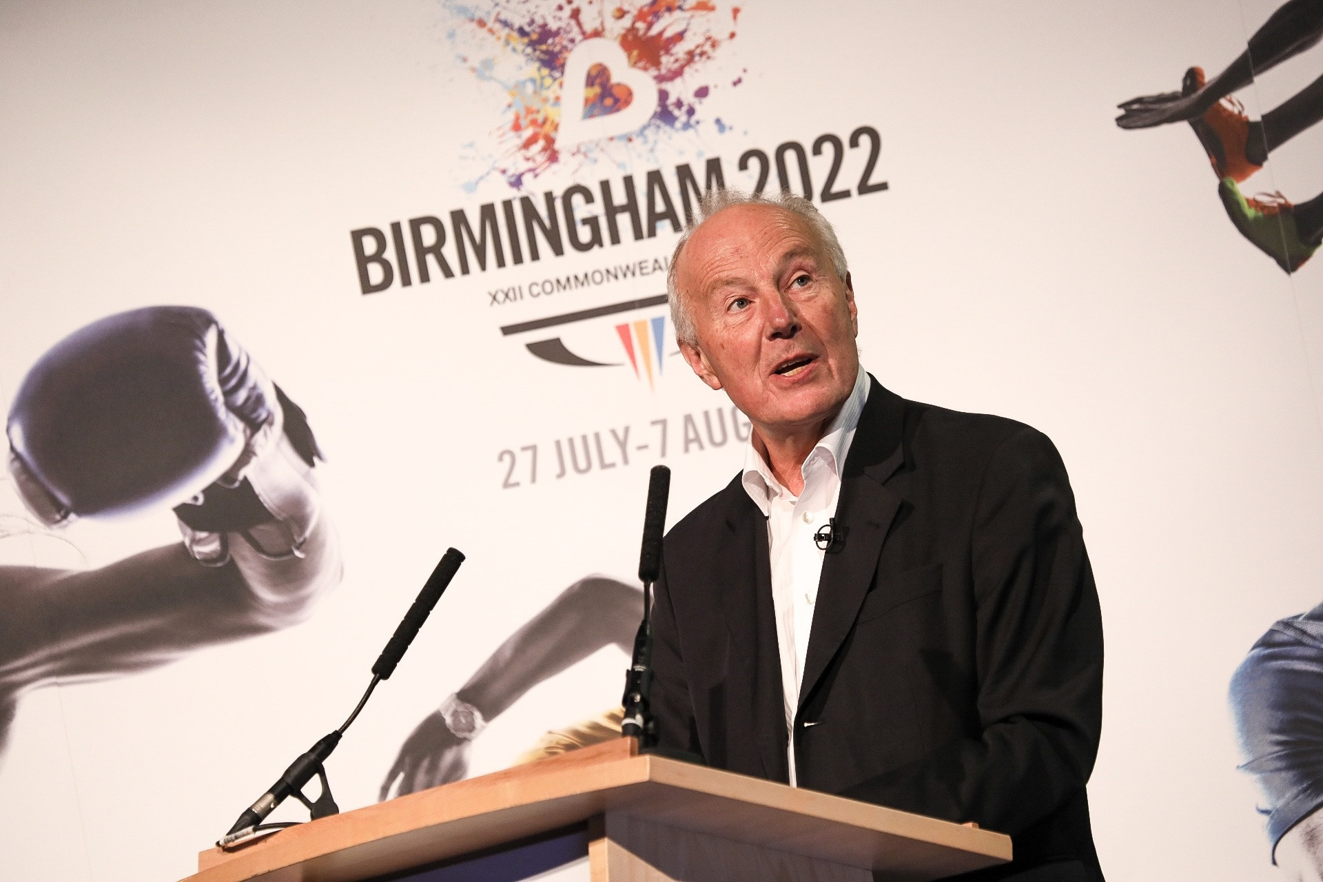 Birmingham 2022 chair John Crabtree helped host the event ©Birmingham 2022
