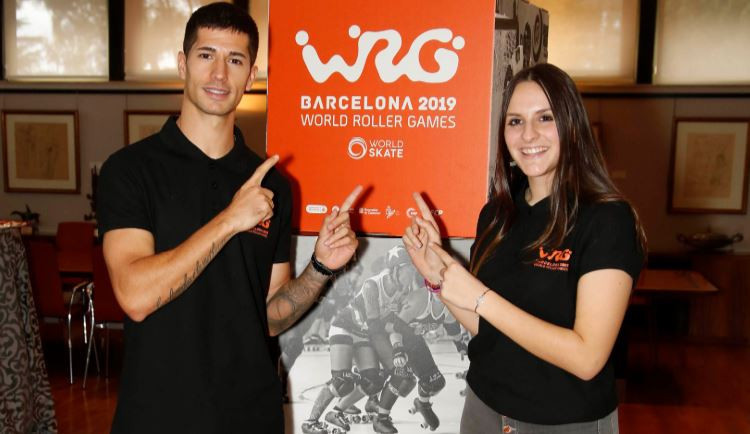 Official presentation of 2019 World Roller Games held in Barcelona