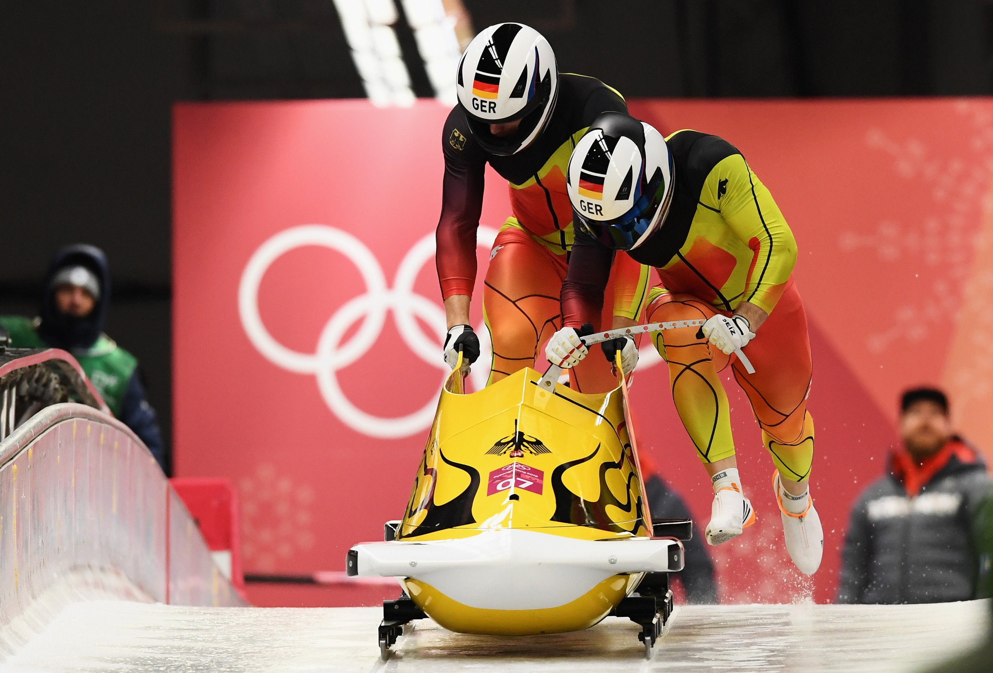 Car manufacturer BMW are developing a two-man bobsleigh prototype for the German team ©Getty Images
