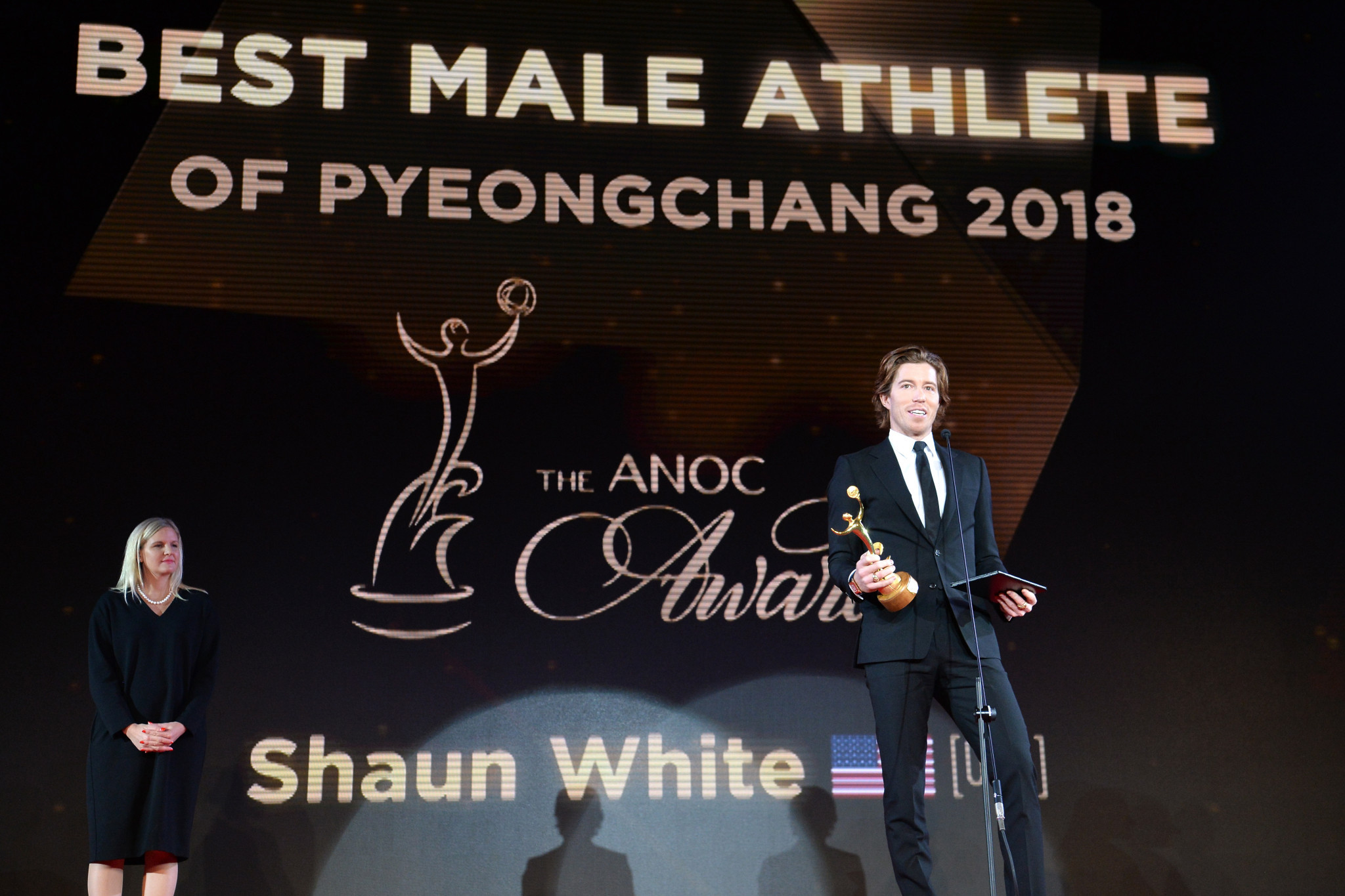 Shaun White was named best male athlete of Pyeongchang 2018 ©Getty Images