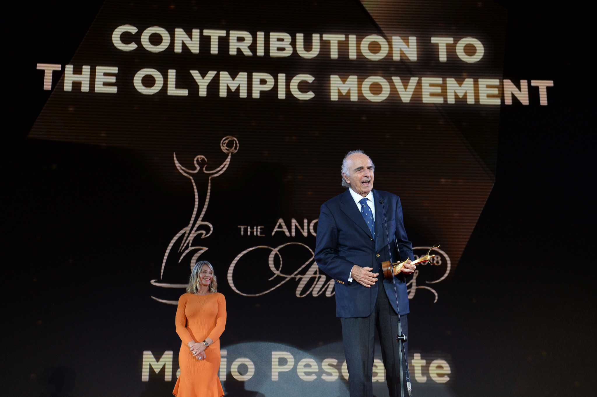 Mario Pescante was awarded the Contribution to the Olympic Movement prize ©Getty Images