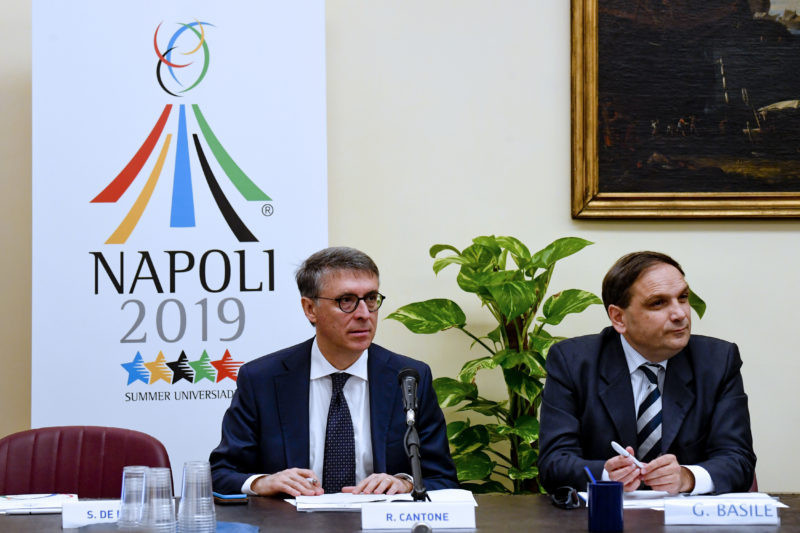 Naples 2019 Universiade Commissioner Gianluca Basile has revealed that the Torch Relay will begin on July 3 ©Naples 2019