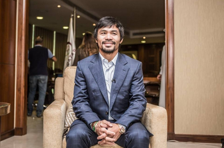 Pacquiao is planning on having his last fight in Qatar before retiring from boxing ©AIBA/Facebook