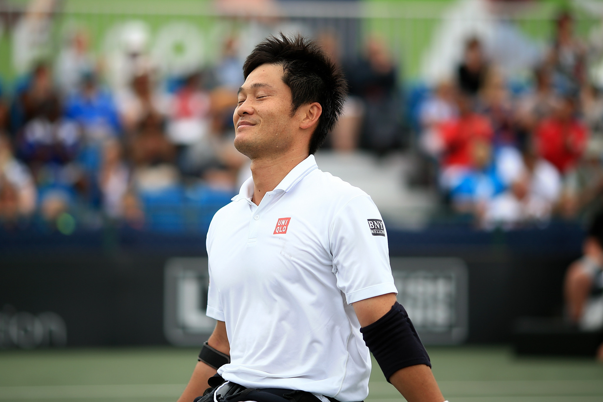 Japan's Shingo Kunieda began the men's competition at the Wheelchair Tennis Masters in Orlando with a 6-4, 6-1 win over France's Nicolas Peifer ©Getty Images