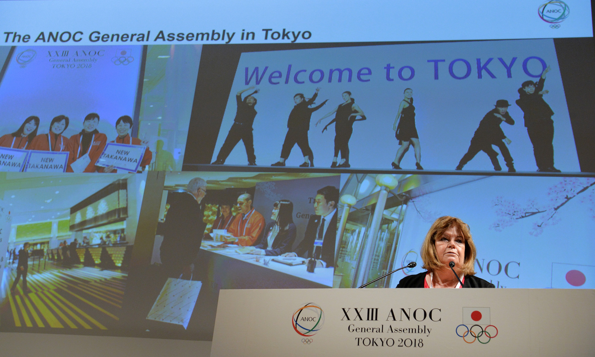 Gunilla Lindberg presented her ANOC secretary general report ©Getty Images