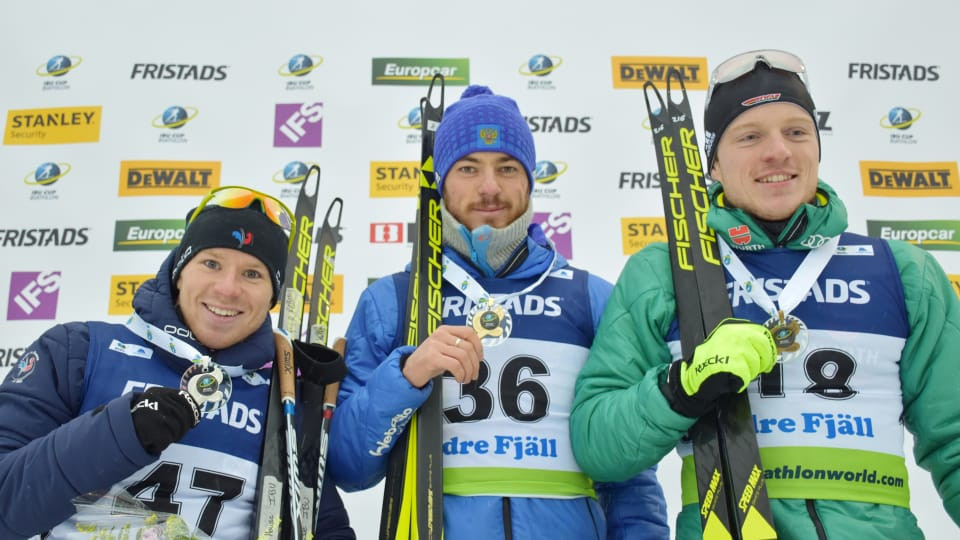 Russia’s Anton Babikov produced a dominant performance to win the men’s 10 kilometres sprint event on the first day of the season-opening IBU Cup in Idre in Sweden ©IBU