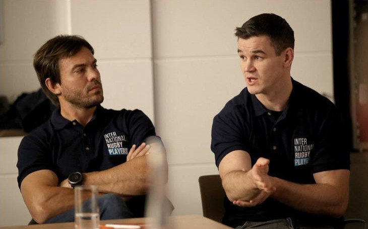 The newly-formed International Rugby Players' Council met to discuss the key issues facing their sport, with President Johnny Sexton emphasising the importance of players having a voice ©International Rugby Players