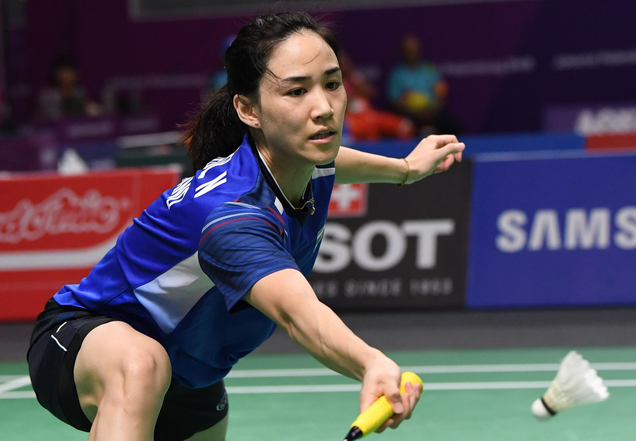 Third seed Nitchaon Jindapol has been eliminated from the women's singles event ©Getty Images