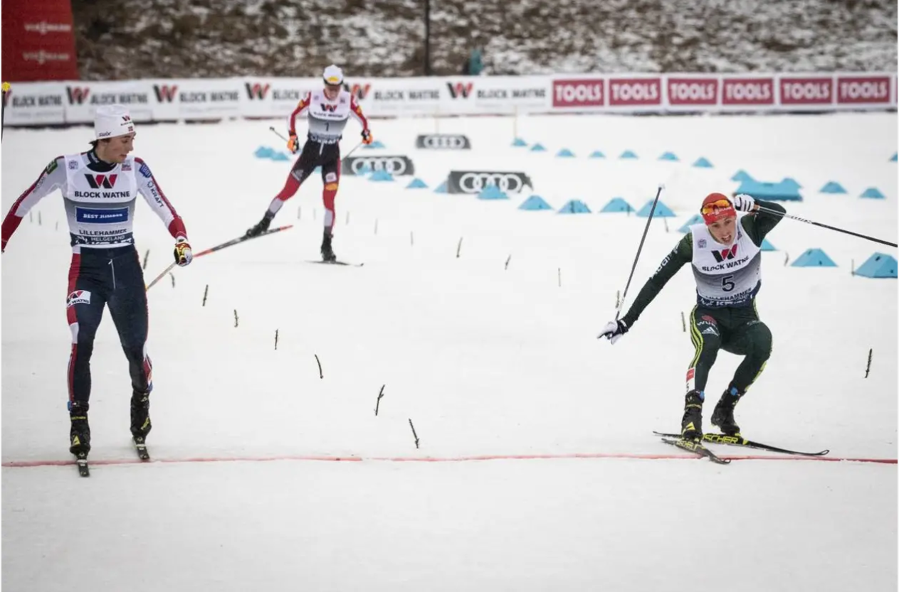 Home favourite Riiber sprints to victory at FIS Nordic Combined World Cup in Lillehammer