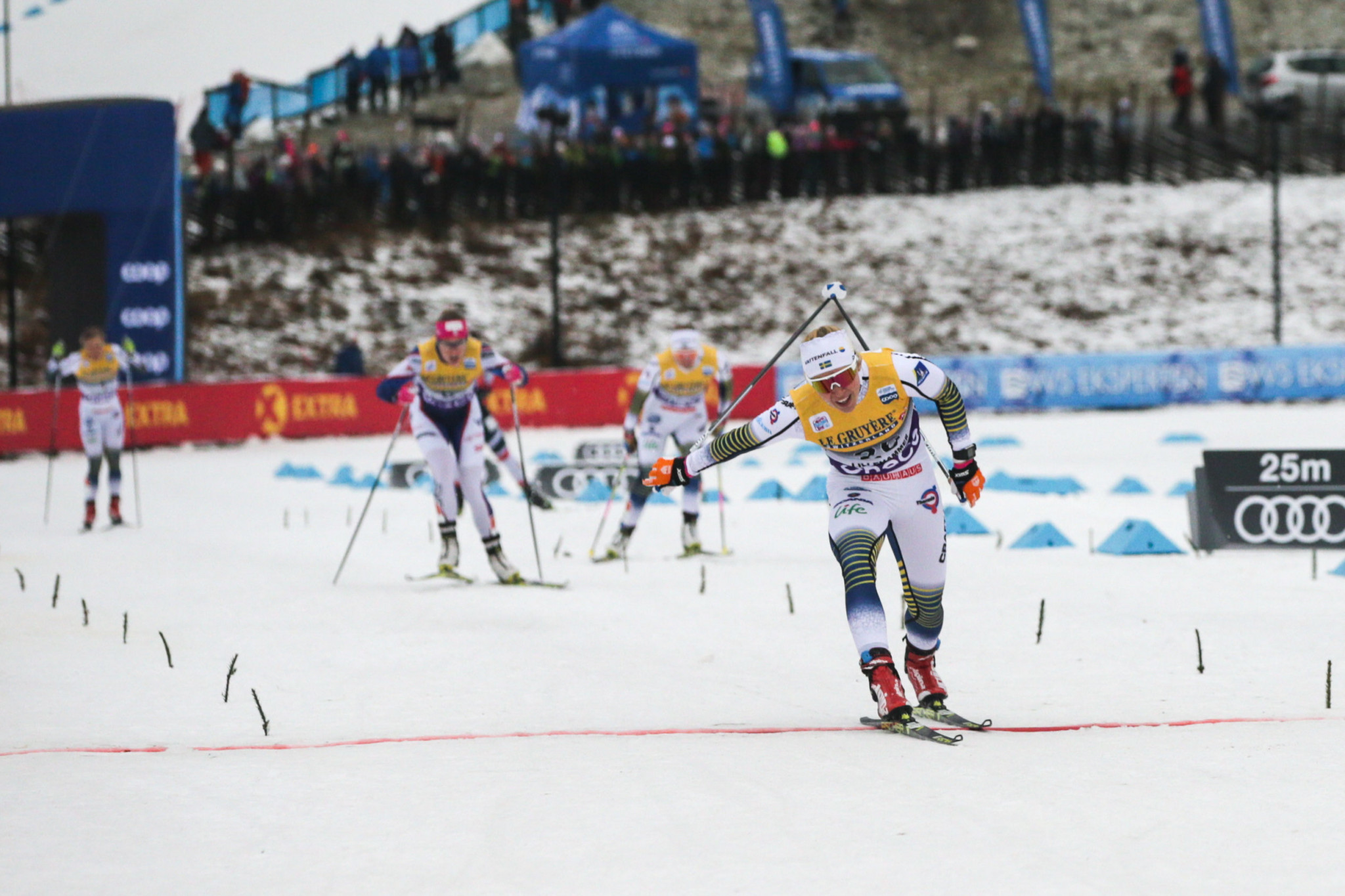 Sweden's Jonna Sundling tasted victory today at the FIS Cross-Country World Cup ©Getty Images