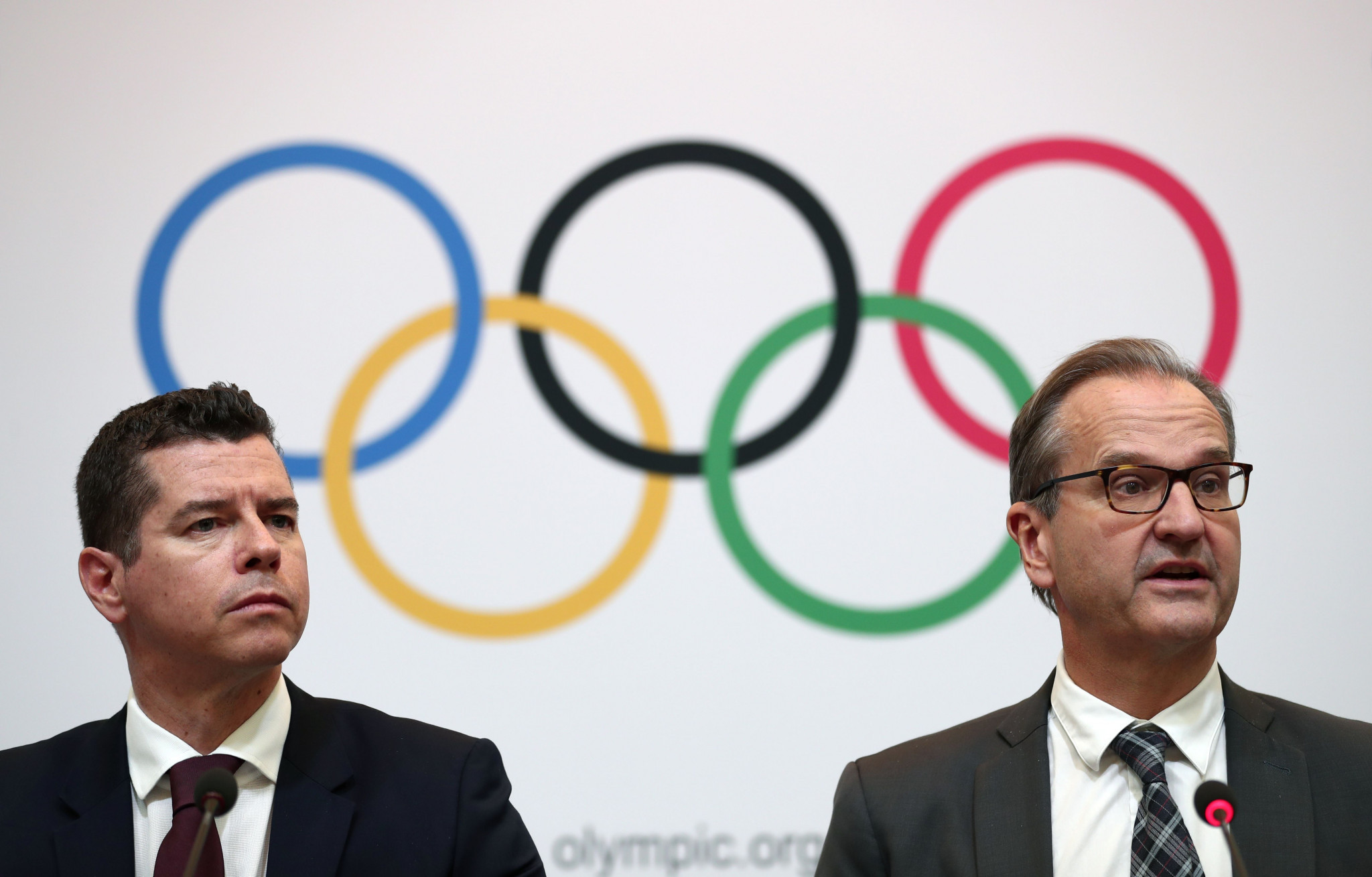 IOC sports director Kit McConnell, left, has promised athletes they would do everything they can to hold an Olympic boxing tournament at Tokyo 2020 even if AIBA do not organise it ©Getty Iages
