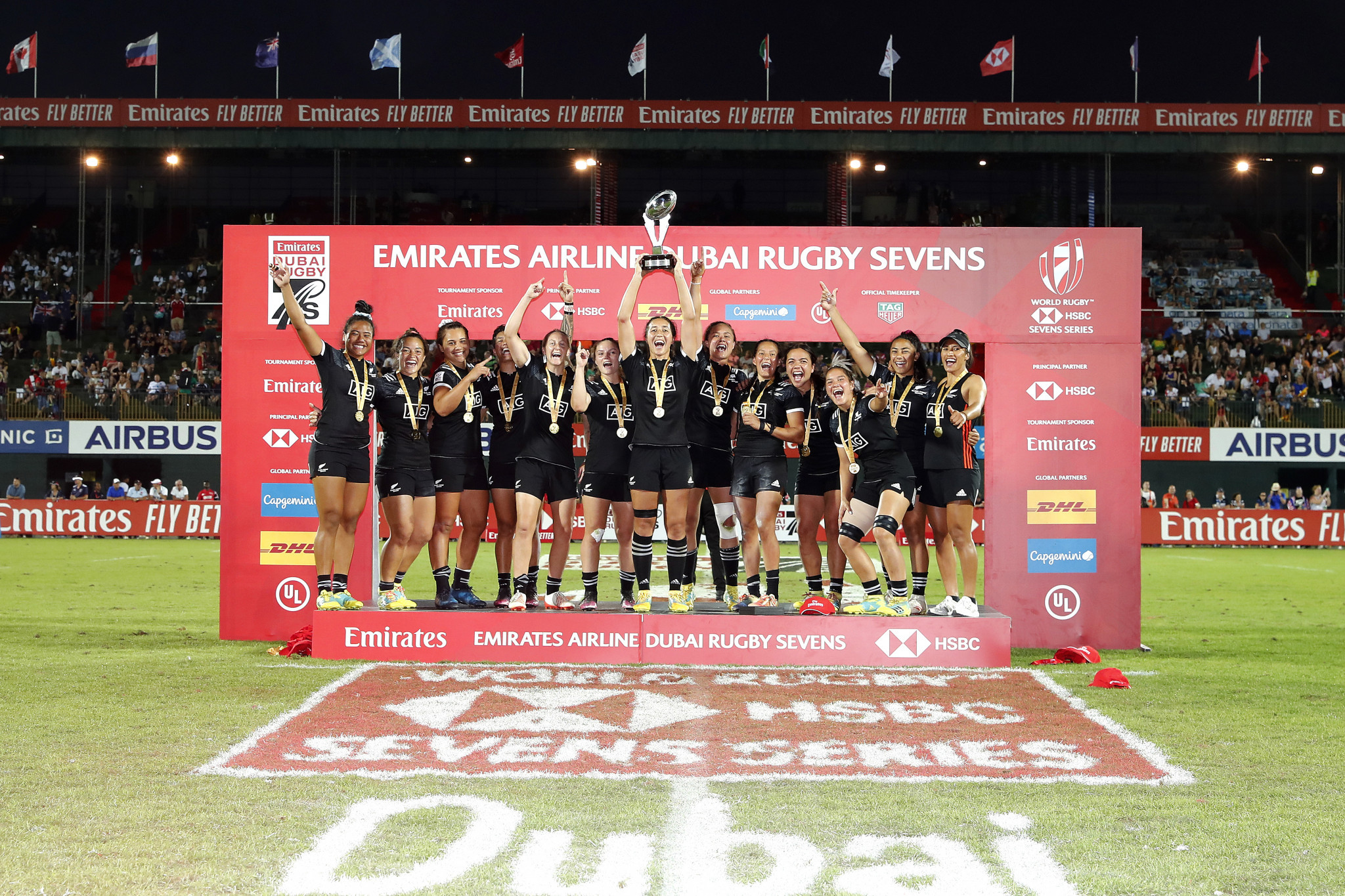 New Zealand beat Canada to win fifth consecutive World Rugby Women’s Sevens Series title in Dubai
