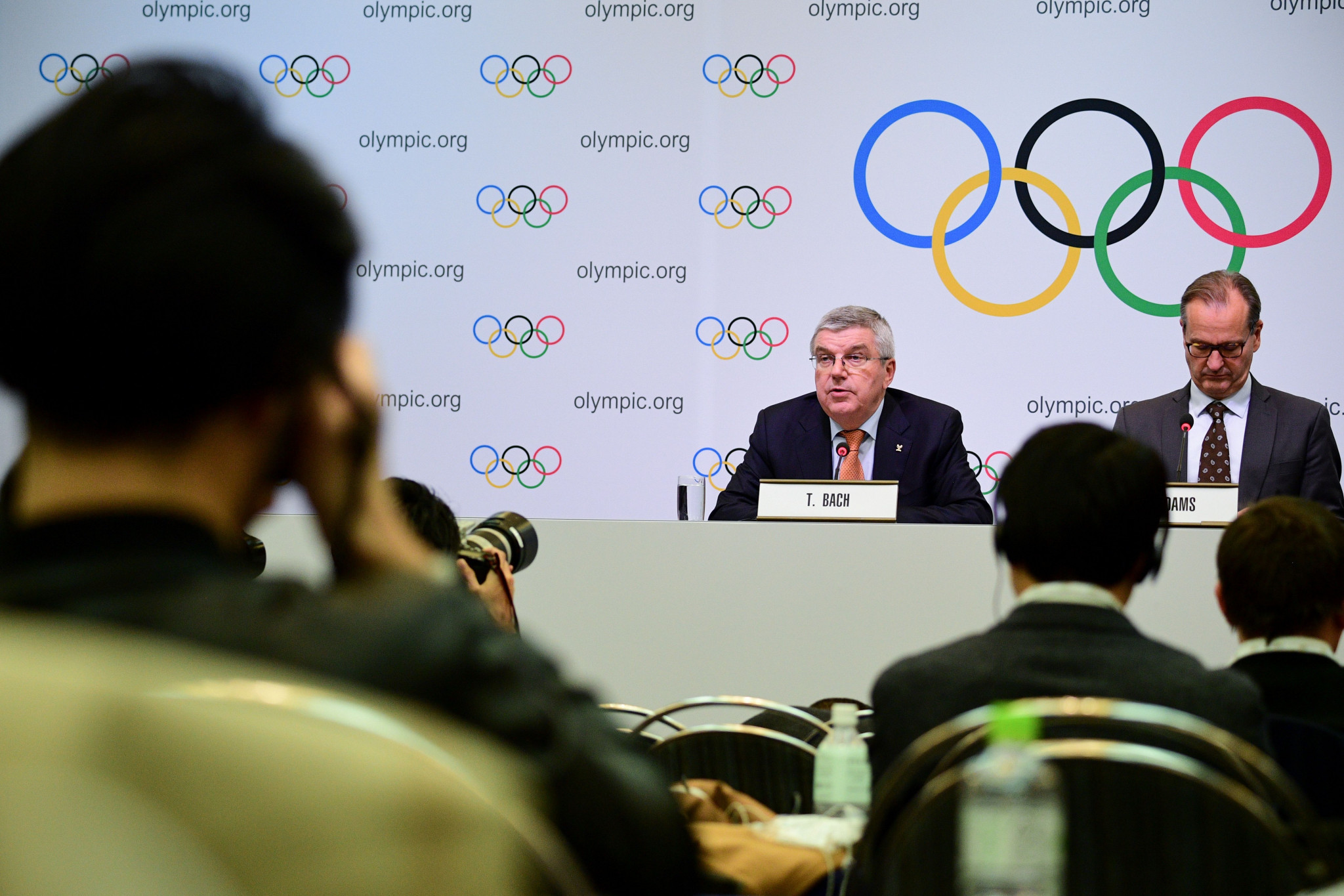 IOC President Thomas Bach announed the formation of the new committee after the Executive Board meeting ©Getty Images