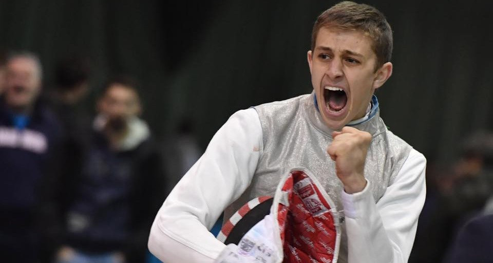 Nick Itkin is up for the men's award after winning his first fencing World Cup medal in Bonn ©TeamUSA