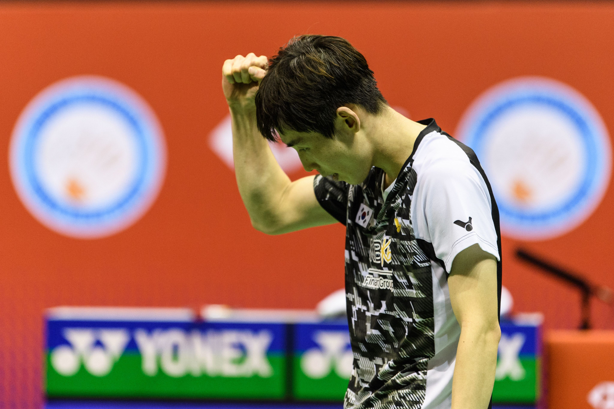 Son Wan Ho is into the men's singles final at the BWF Korea Masters in Gwangju ©Getty Images