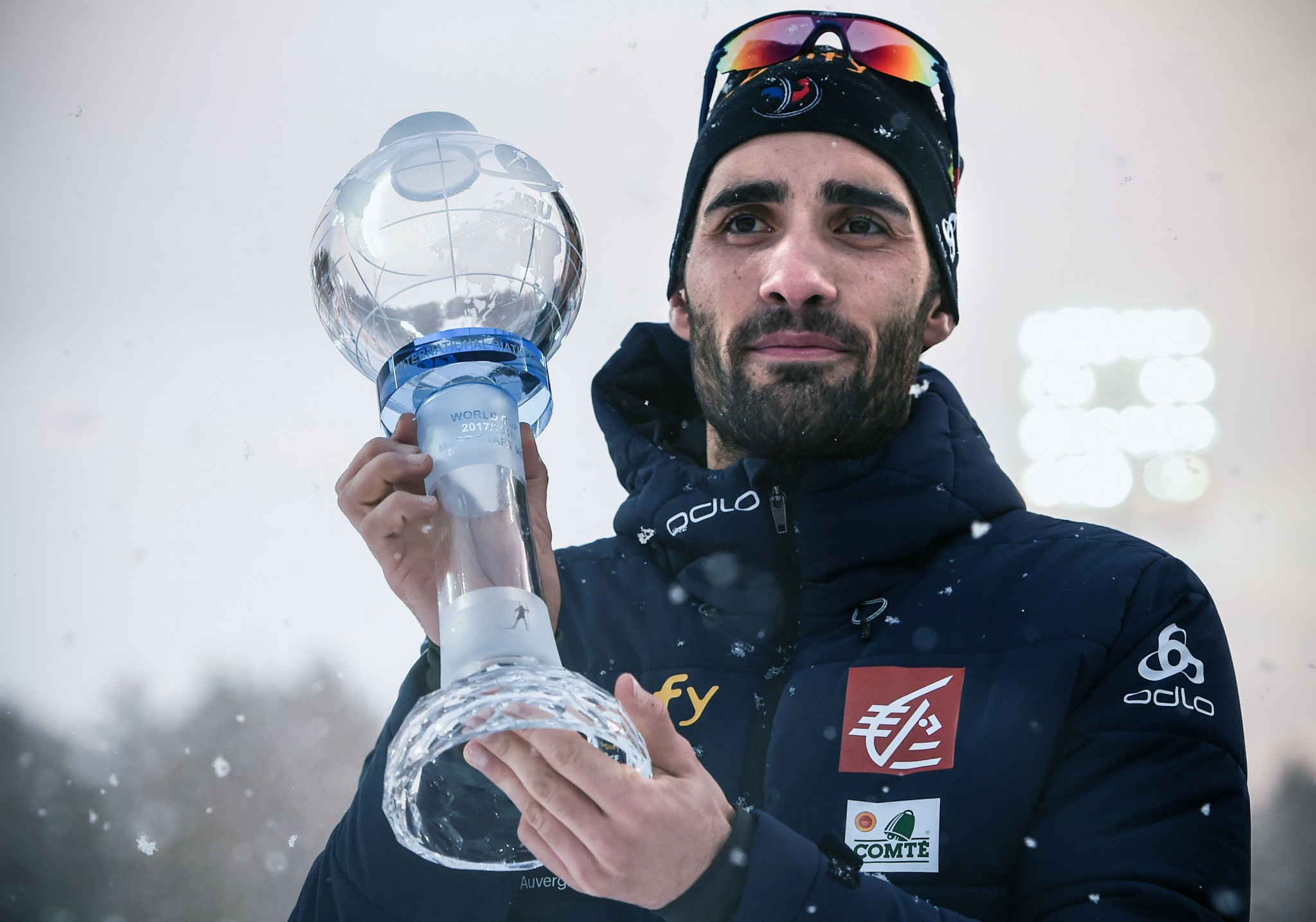 France's five-time Olympic champion Martin Fourcade  won the individual men's IBU World Cup title last season ©Getty Images