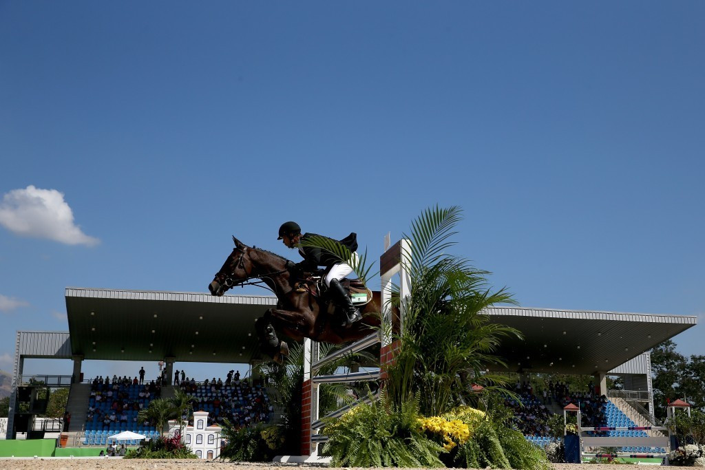 Three day eventers competed at a test event in Rio's Deodoro Complex in August ©Getty Images