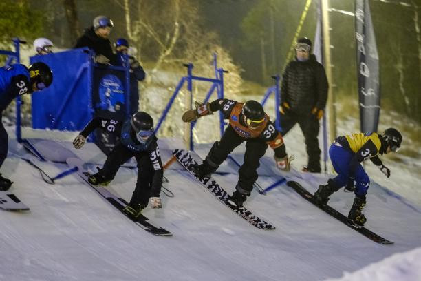 Four way races were held for the first time in Pyha ©World Para Snowboarding