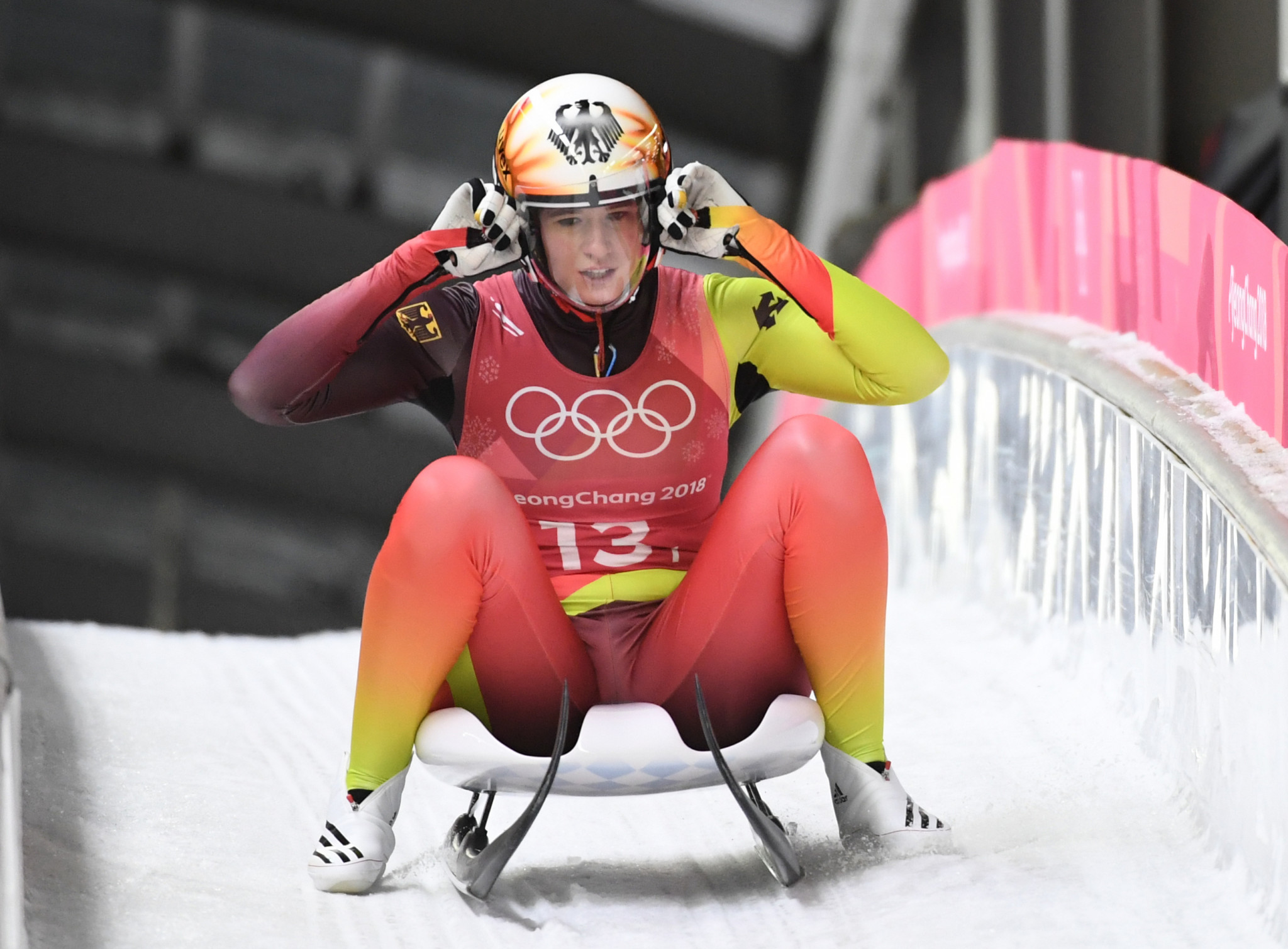 Four-time Olympic champion Natalie Geisenberger of Germany maintained her perfect start to the new Luge World Cup season ©Getty Images