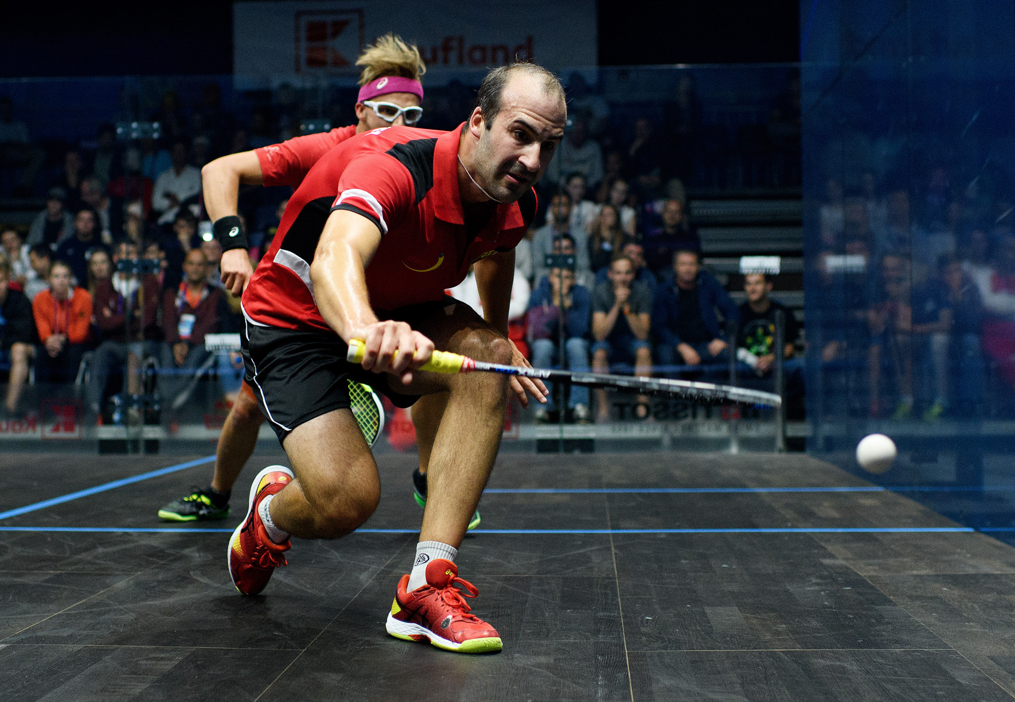 Germany's Simon Rösner will be challenging the top seeds and home favourites at the Black Ball Squash Open in Cairo ©Getty Images