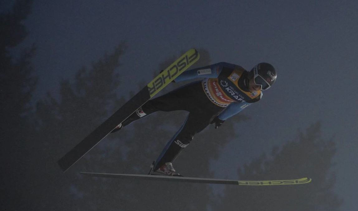 Jarl Magnus Riiber triumphed in the Nordic Combined contest ©FIS