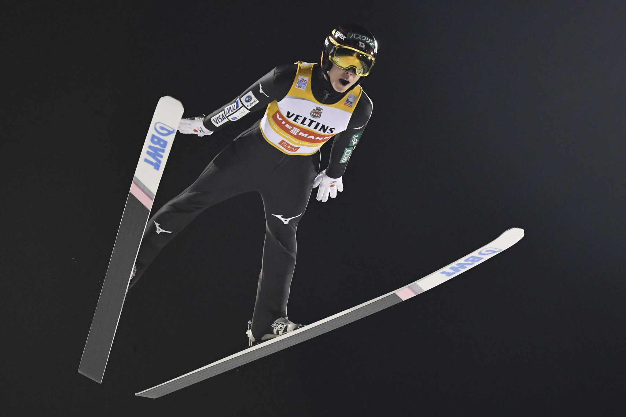 Ryoyu Kobayashi of Japan has extended his overall lead in the Ski Jumping World Cup rankings after winning the event at Nizhny Tagil ©Getty Images