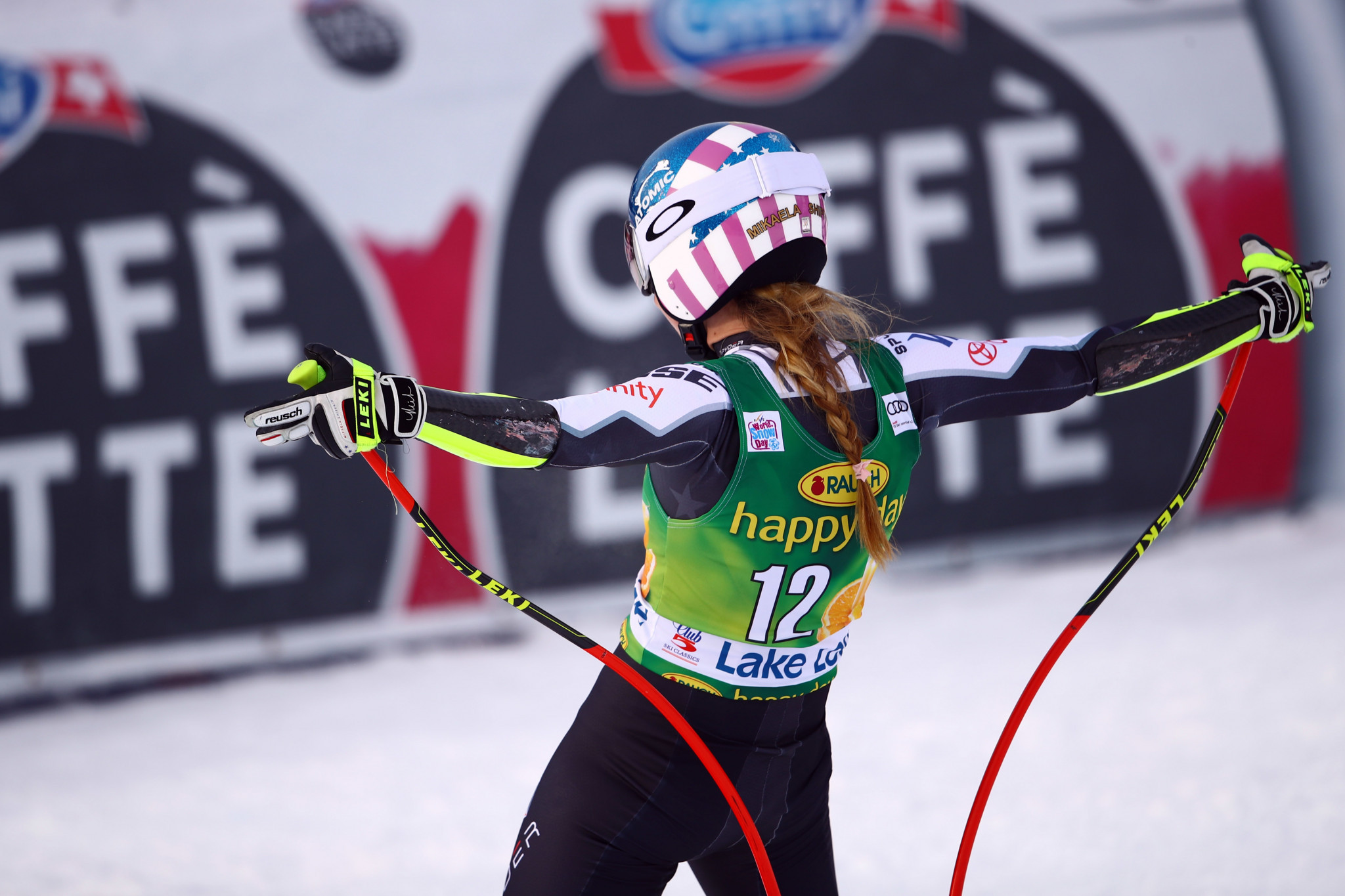Mikaela Shiffrin became only the seventh woman to earn a victory in each of the major five World Cup disciplines ©Getty Images