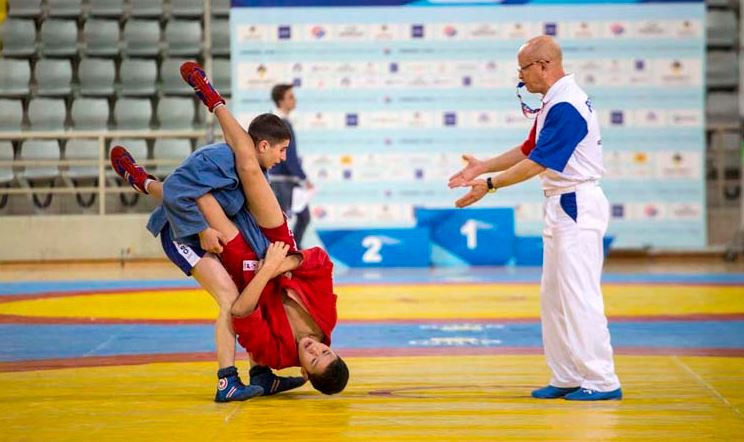 Sambo originates from the Soviet Red Army, where it was developed to improve hand-to-hand combat skills ©FIAS