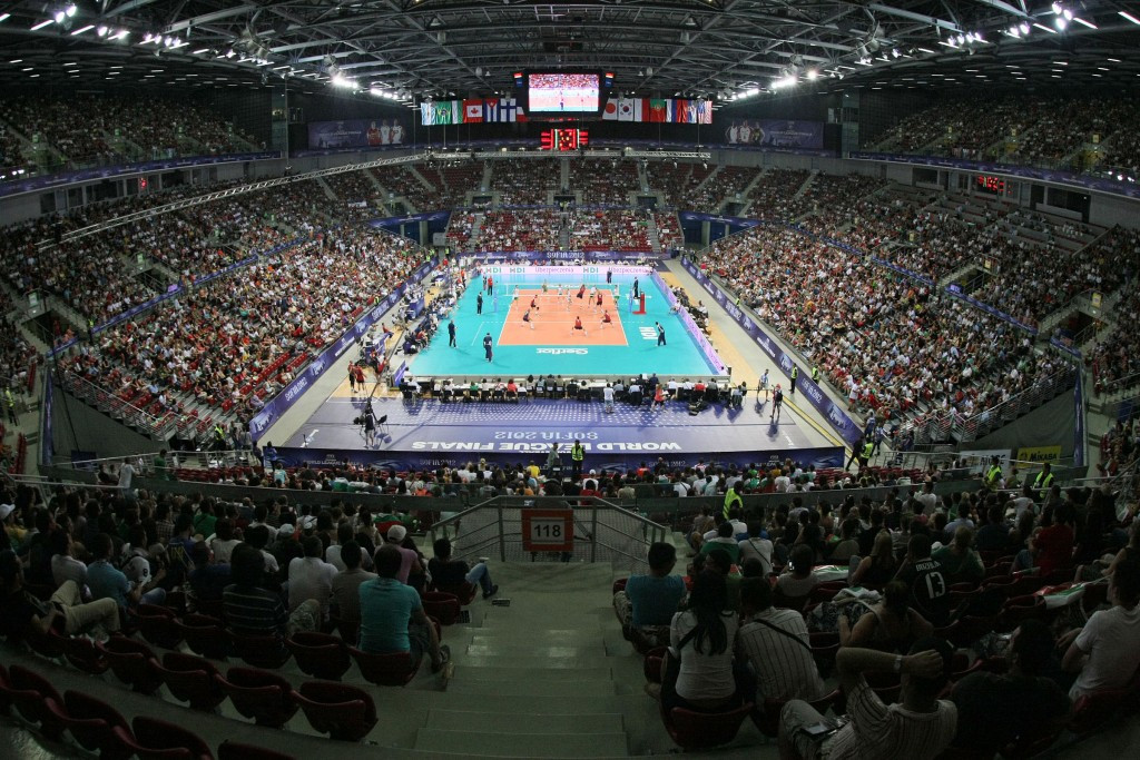 Sofia's Arena Armeec will host this month's European final and could yet be involved in the 2018 World Championships ©FIVB