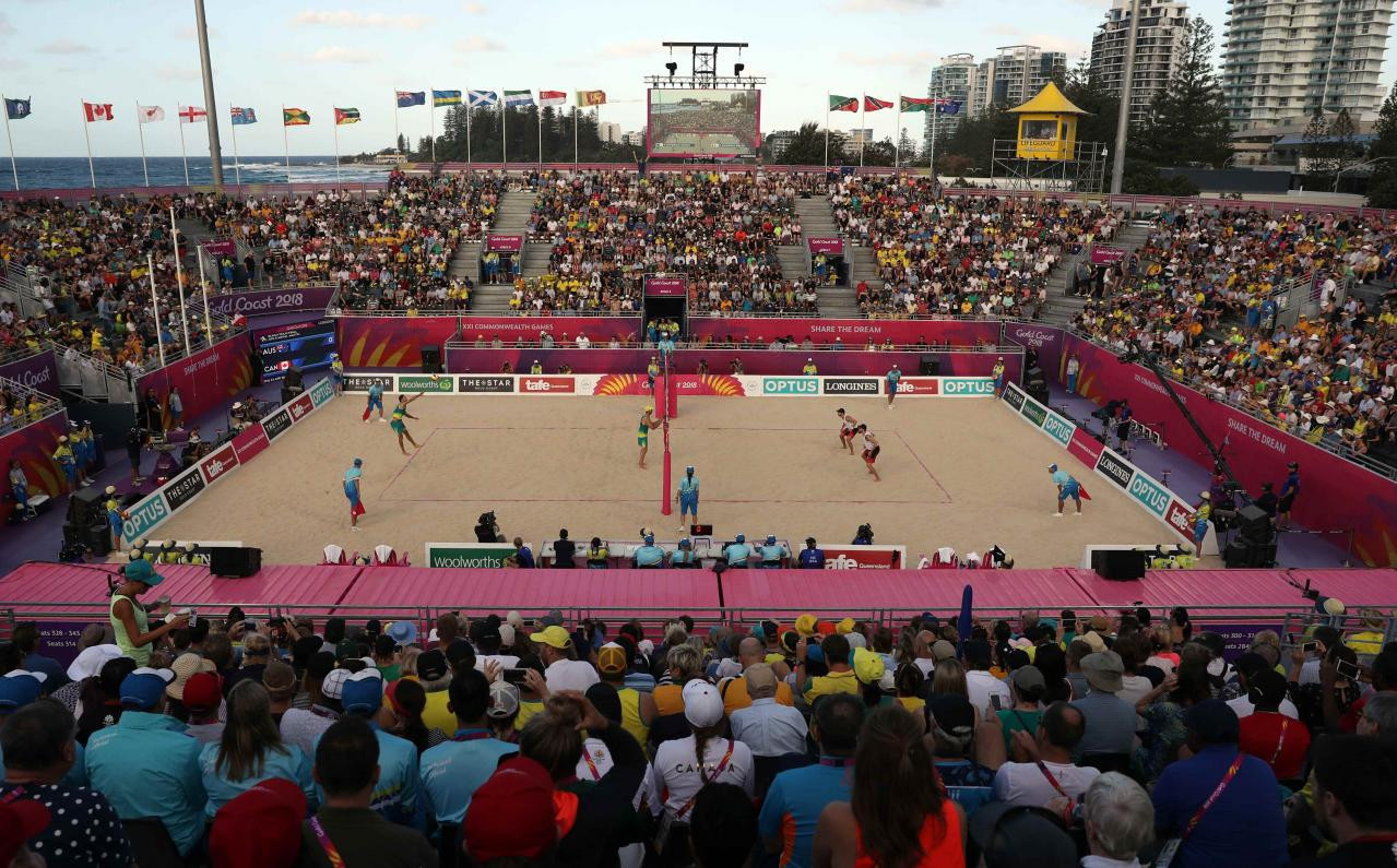 Beach volleyball was a popular addition to the Commonwealth Games programme at Gold Coast 2018 and there is pressure to add it for Birmingham 2022 ©Getty Images