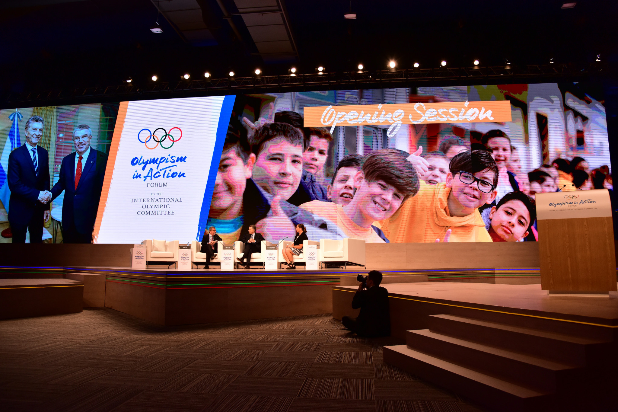 Young change makers were involved in the first edition of the Olympism in Action Forum ©Getty Images
